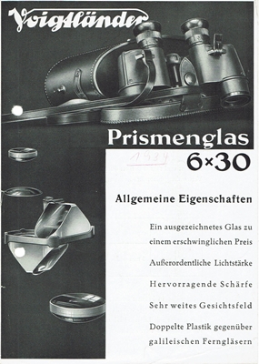 Voigtlnder Prismenglas 6x30